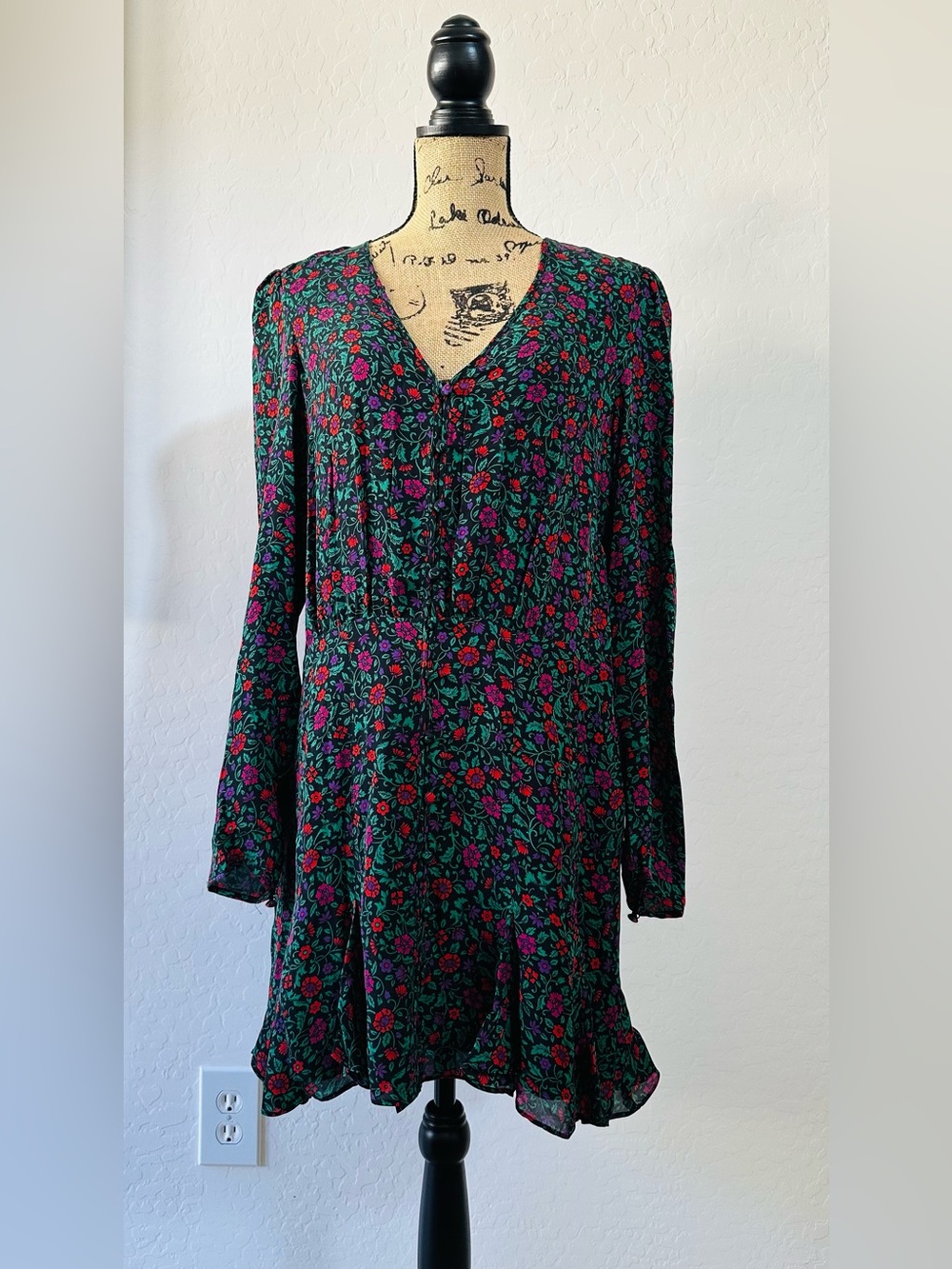 NWT Veronica Beard Floral Reggins Mini Dress Size 12